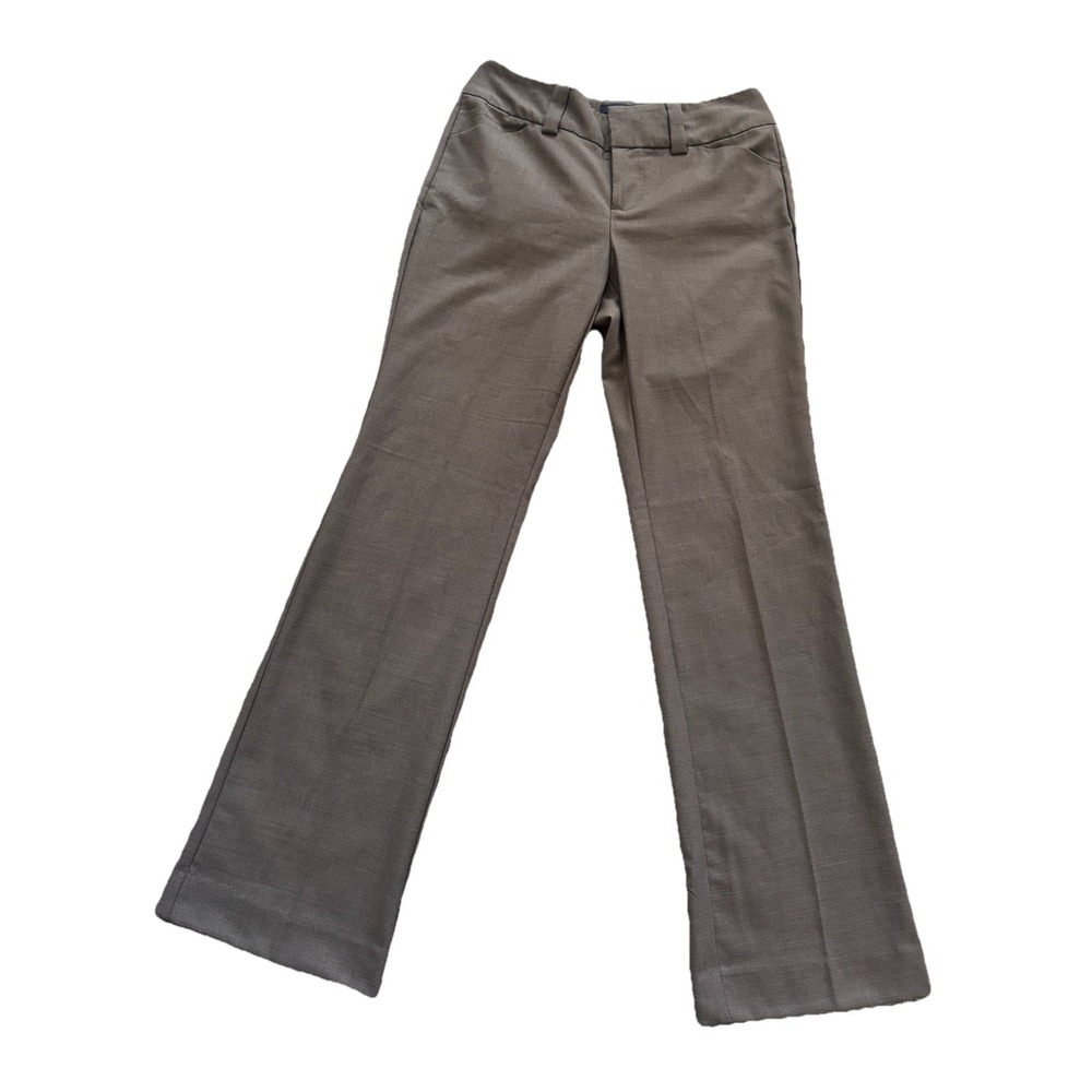 GAP Curvy Fit‎ Flare Pants Casual Trouser Jeans Womens Stretch Brown Sz 4 R / 29
